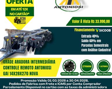 Grade Aradora Intermediaria