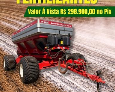 Distribuidor de Fertilizantes, Calcário e Sementes
